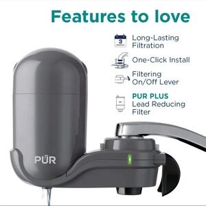 PUR PLUS FM2500V Gray Faucet Filtration System‎ Mineral Core Filter